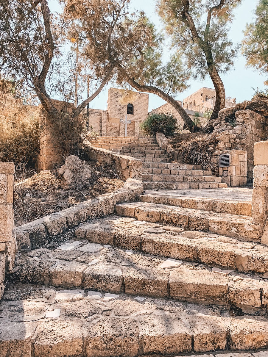 Image of stone stairs in Israel